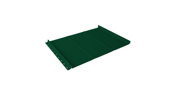 Кликфальц Line Grand Line 0,5 PE с пленкой на замках RAL 6005 зеленый мох