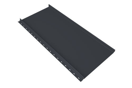 Кликфальц mini Grand Line 0,5 PurPro с пленкой на замках RAL 7024 мокрый асфальт