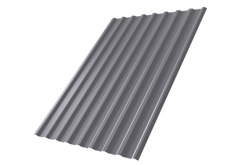 Профнастил С20R 0,7 PE RAL 7004 сигнальный серый