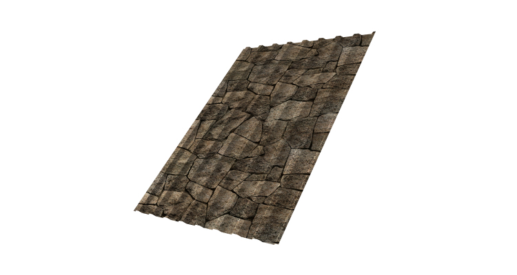 Профнастил С20В 0,45 Print Elite King Stone TwinColor