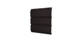 Софит металлический полная перфорация 0,5 Satin с пленкой RAL 9005 черный