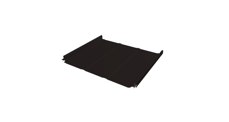 Кликфальц Pro Line Grand Line 0,5 Satin Matt с пленкой на замках RAL 9005 черный