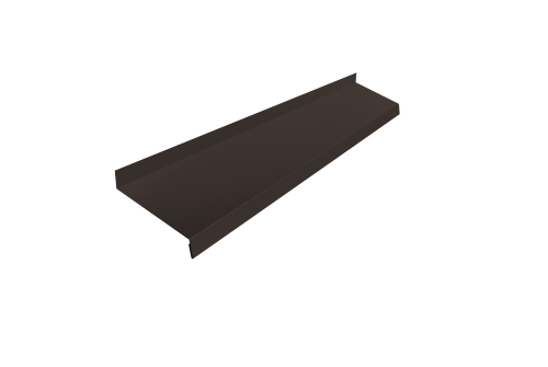 Отлив простой 150 0,5 Satin Matt RR 32 темно-коричневый (2м)