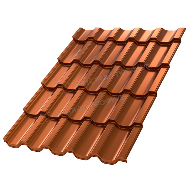 Металлочерепица Металл Профиль Трамонтана-X (AGNETA-20-Copper\Copper-0.5)