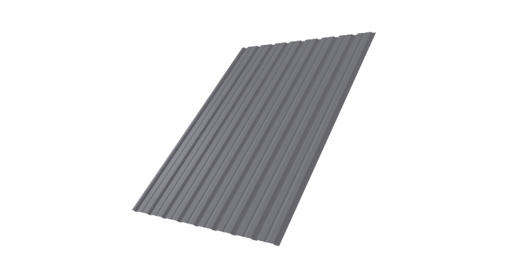 Профнастил С10В 0.45 PE RAL 7004 сигнальный серый