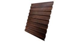 Профнастил С20B 0,45 Print-Double Premium Cherry Wood Dark F