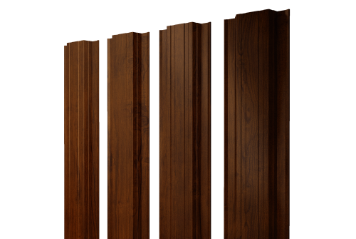 Штакетник Прямоугольный с прямым резом 0,45 Print Premium Golden Wood Intense FTC