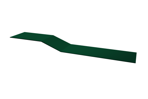Планка крепежная фальц 0,45 Drap TR RAL 6005 зеленый мох (2м)