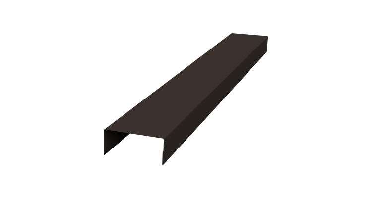 Крышка 30х20 жалюзи Texas 0,45 Drap-double TX RR 32 темно-коричневый (3м)