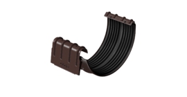 Соединитель желобов Stal Premium, шоколад