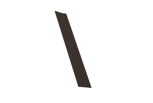 Крепежная планка жалюзи Milan, Milan Slim, Tokyo 0,45 Drap-double TX RR 32 темно-коричневый (1,8м)
