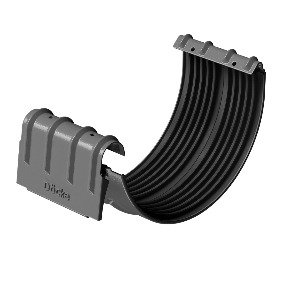 Соединитель желобов Stal Standard, темно-серый